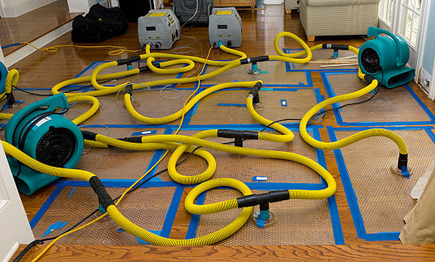 Professional Burst Pipe Water Damage technician working in Cherry Valley, CA